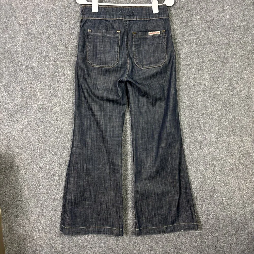 Hudson Jeans Womens Size 26 Wide Leg Utility Pockets Trousers - Picture 2 of 13